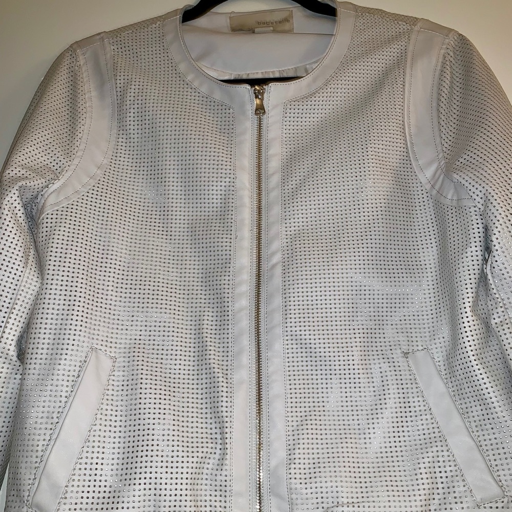 Faux Leather bomber Jacket
